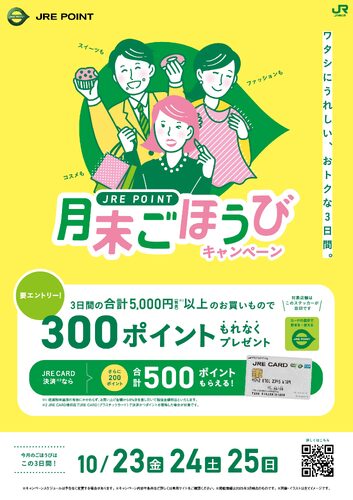 JRE POINT 月末ごほうびキャンペーン | 宇都宮PASEO